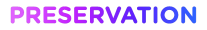 PRESERVATION@3x Preservation logo graphic with colorful text